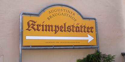Essen-gehen - Sitzplätze im Freien - Salzburg-Stadt (Salzburg) - Krimpelstätter, Braugasthof