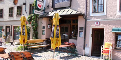 Essen-gehen - Sitzplätze im Freien - Salzburg-Stadt Maxglan - Zur Klause am Tor