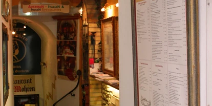 Essen-gehen - Art der Küche: italienisch - Vorderfager - Restaurant zum Mohren