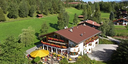 Essen-gehen - Gerichte: Schnitzel - Tirol - Luftaufnahme Englhof - Restaurant Engl Hof