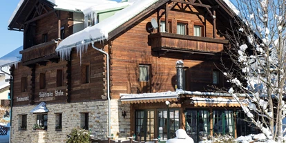 Essen-gehen - Sitzplätze im Freien - Tirol - Südtiroler Stube im Winter - Restaurant Südtiroler Stube 