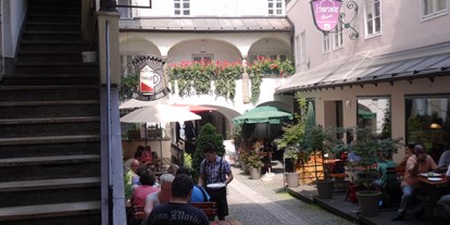 Essen-gehen - Sitzplätze im Freien - Salzburg-Stadt Maxglan - Zum Wilden Mann