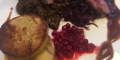 Essen-gehen - Mahlzeiten: Frühstück - Bayern - Geschmorte Schulter vom BIO Weideochsen - Salettl in der Simsseer Weidefleisch