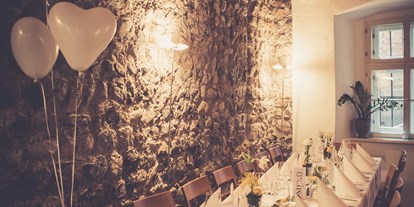 Essen-gehen - Art der Küche: italienisch - Vill - Gedeckt für Hochzeitsfeier. - Bar Centrale Hall in Tirol