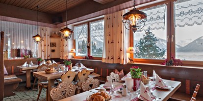 Essen-gehen - Sitzplätze im Freien - Tiroler Oberland - Gasthaus Panorama am Wetterstein