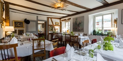 Essen-gehen - Art der Küche: französisch - Schwarzwald - Restaurant Innenansicht die Hildistube - Restaurant Hotel Pfaffenkeller