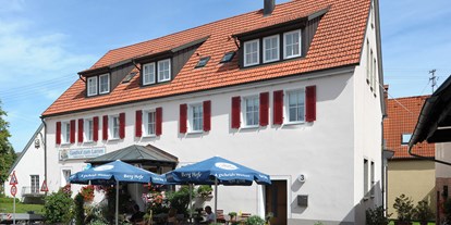 Essen-gehen - Sitzplätze im Freien - Hohenstein Ödenwaldstetten - Gasthof Zum Lamm