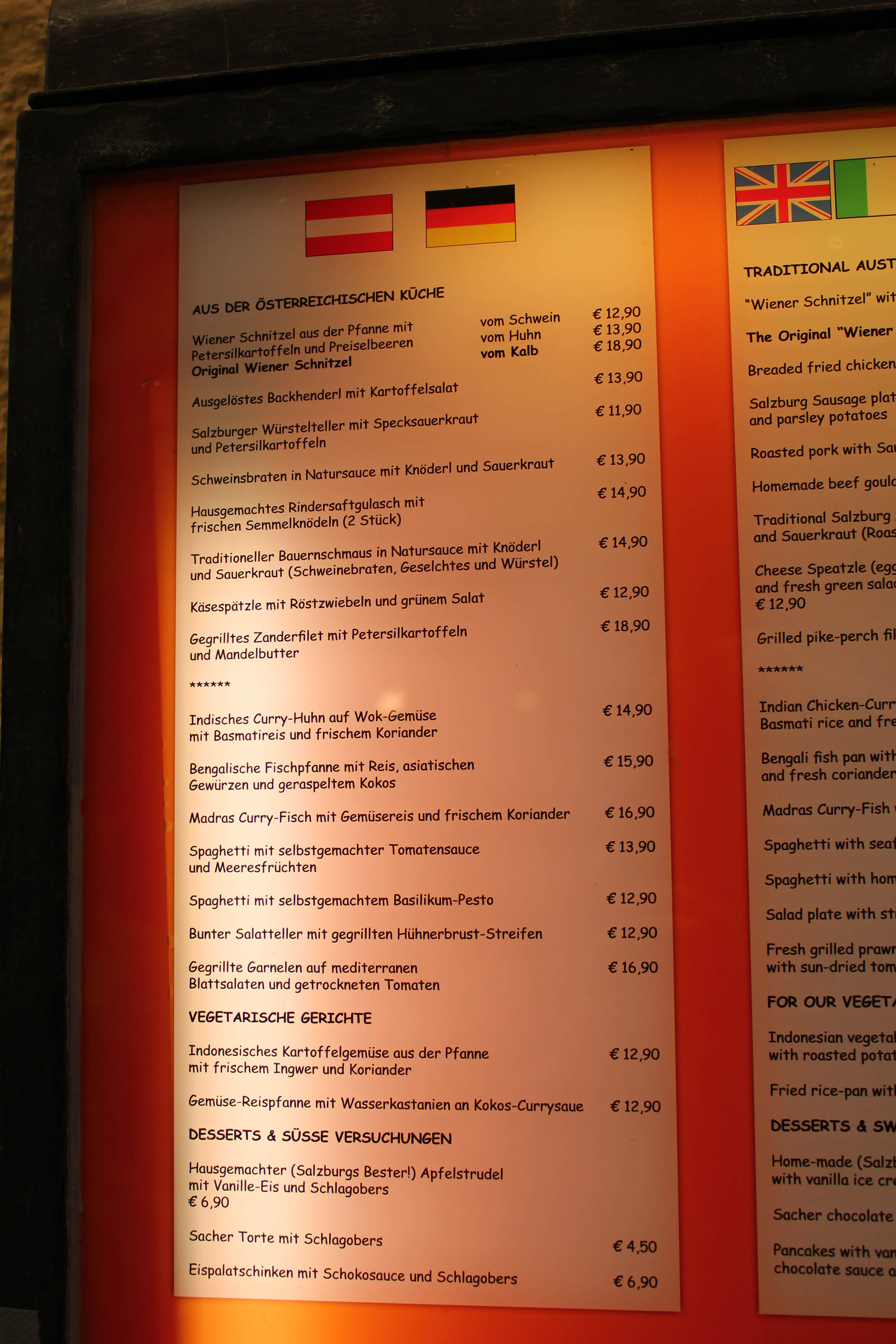 Essen-gehen - Salzburg-Stadt Leopoldskroner Moos - Saran Essbar