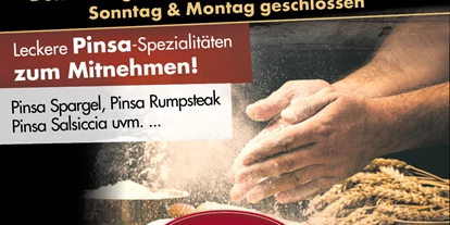Essen-gehen - Ambiente: klassisch - Pinsa Spezialitäten....zum mitnehmen - Löfflers Parkrestaurant