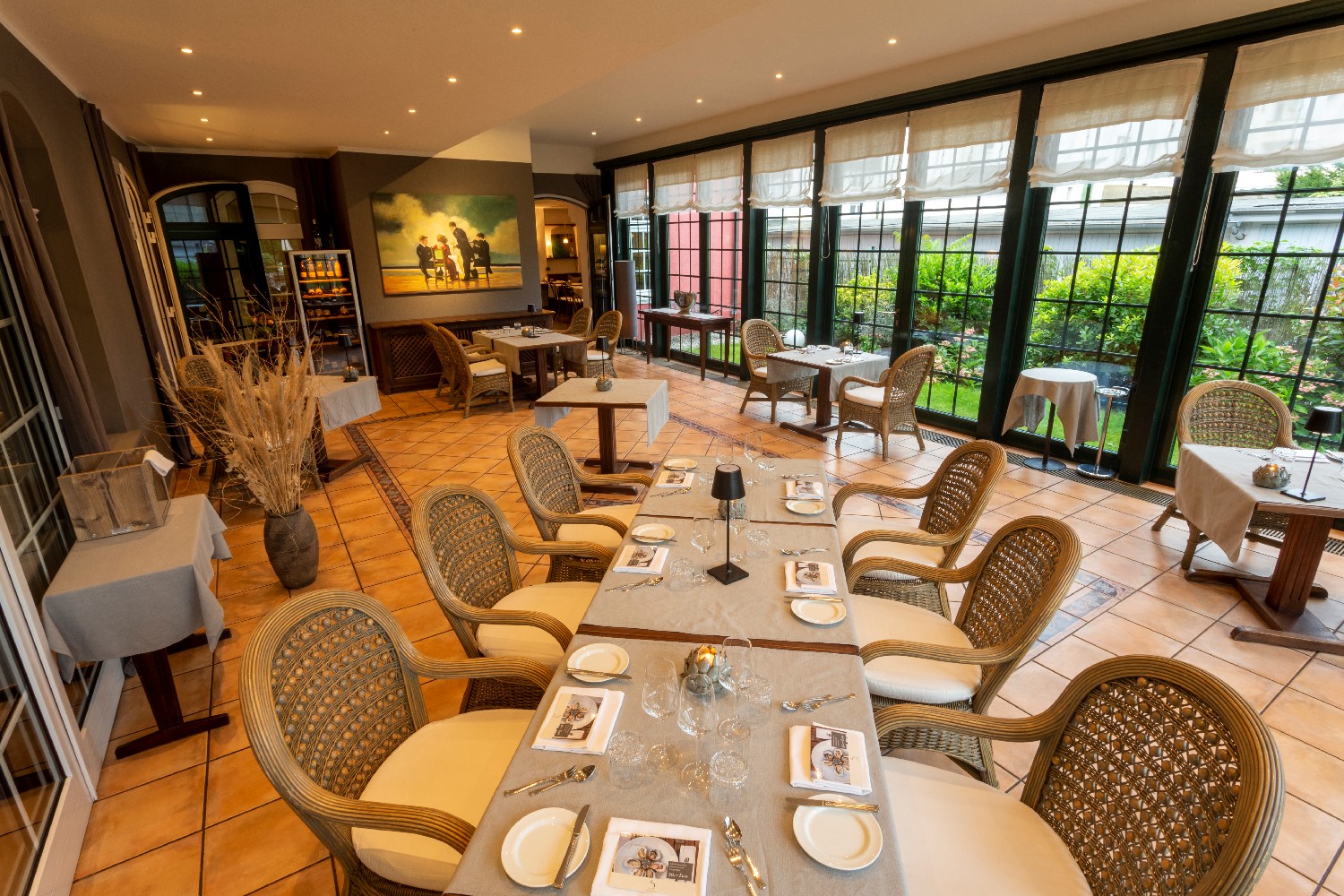 Restaurant: Blick in unsere Wintergarten - Schiller's Manufaktur