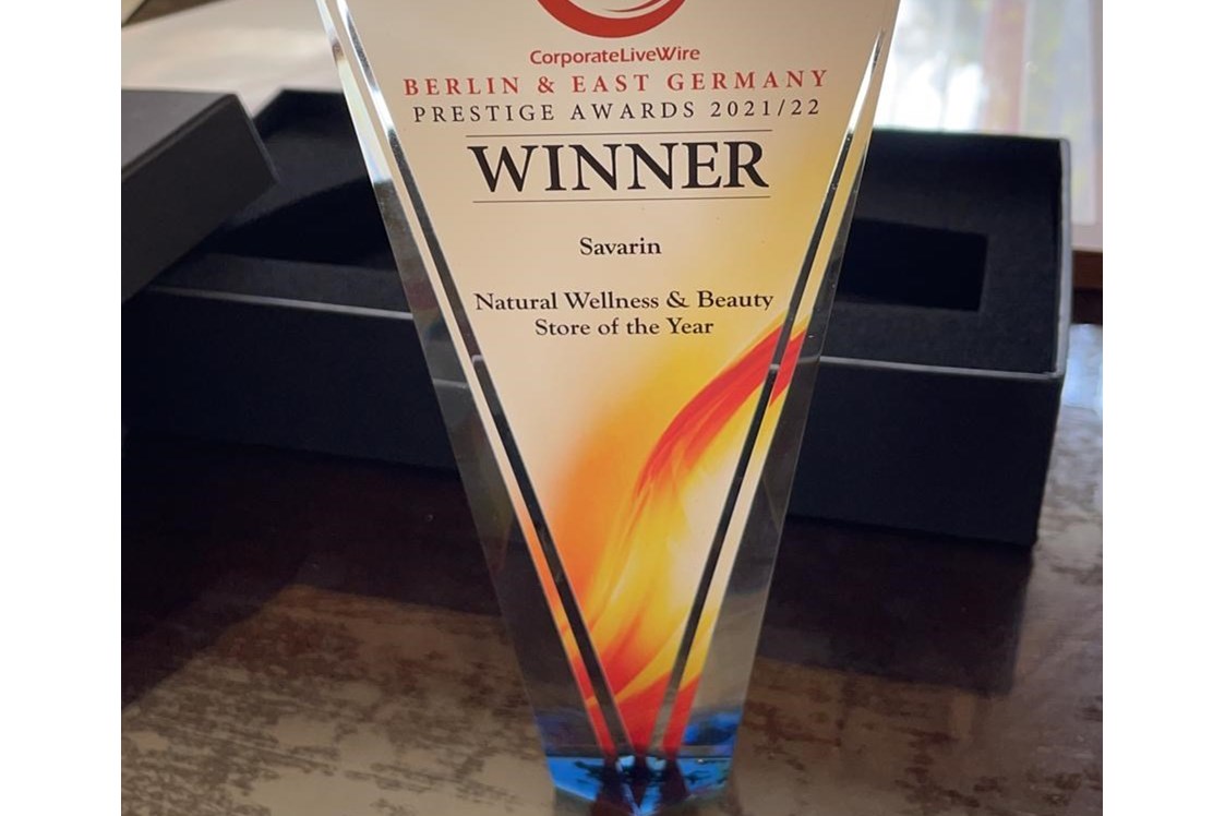 Restaurant: Keinen Oscar, aber dafür Prestige Award - Restaurant Savarin ... die Gesundheitsküche (offiziell anerkannt & zertifiziert)
