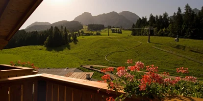 Essen-gehen - Gerichte: Suppen - Abtenau - Genießen Sie die tolle Aussicht von den Zimmern oder von der Terasse.  - Landhotel Gasthaus Traunstein