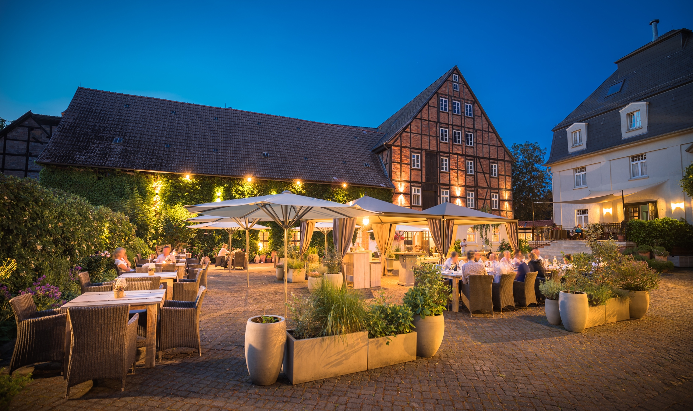 Essen-gehen - Sachsen-Anhalt - Garten Restaurant Weinstube - Weinstube im Romantik Hotel am Brühl