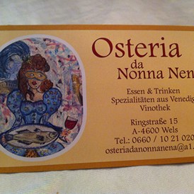 Restaurant: Osteria da Nonna Nena