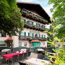 Restaurant: Hotel u Landgasthof Ragginger Außen mit Gastgarten - Hotel Landgasthof Ragginger ****