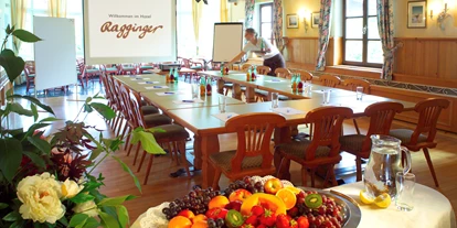 Essen-gehen - Mahlzeiten: Frühstück - Oberösterreich - Seminarraum "Sonnensaal" - Hotel Landgasthof Ragginger ****