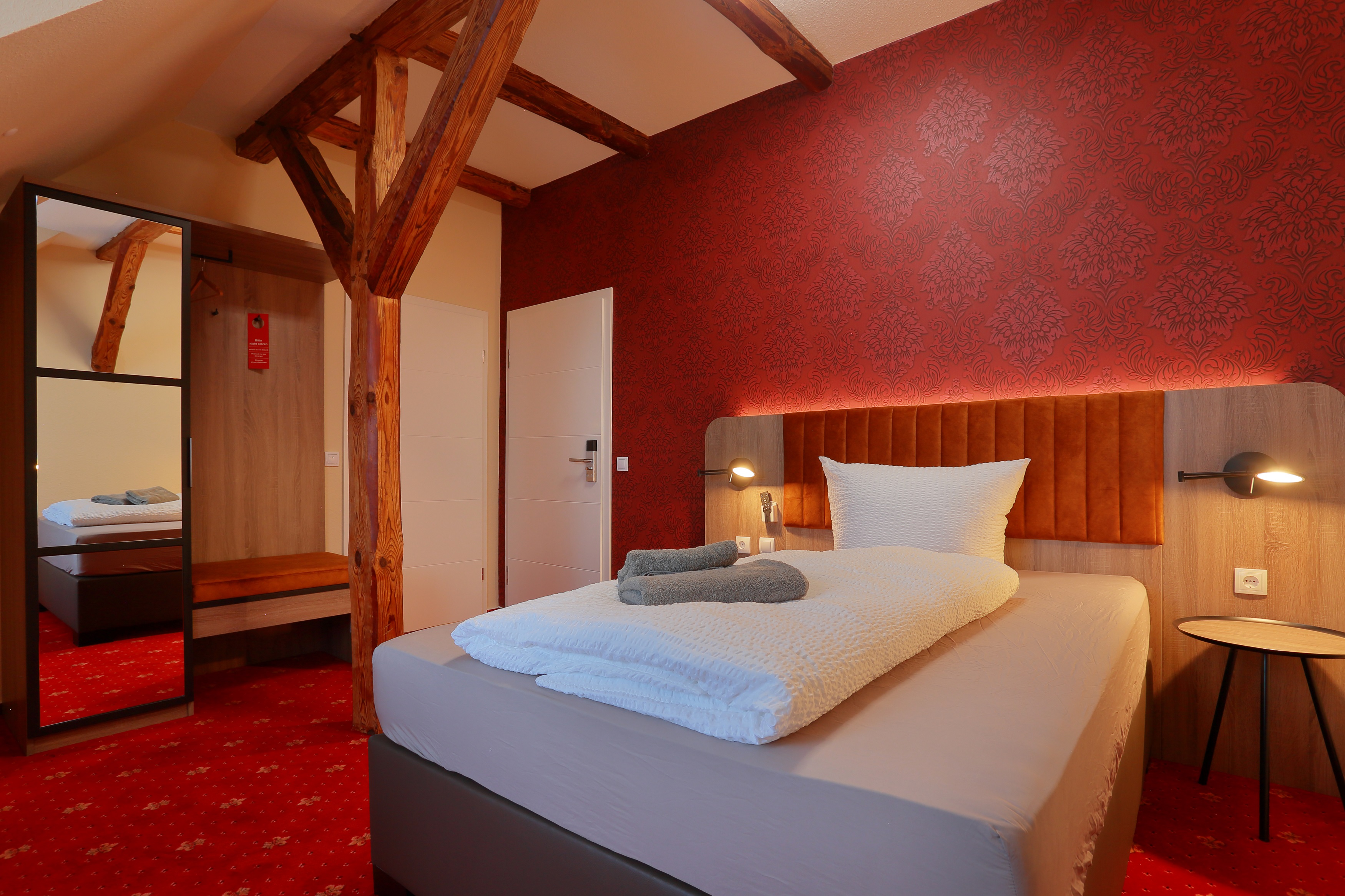 Restaurant: Einzelzimmer Komfort -  Landhotel & Brauhaus Prignitzer Hof