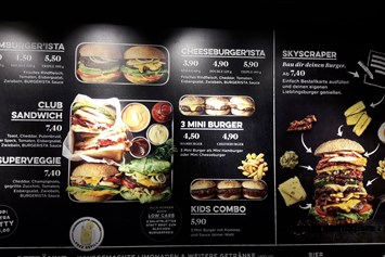 Restaurant: Übersichtliche, verständliche Speisenwahl - BURGERISTA Salzburg