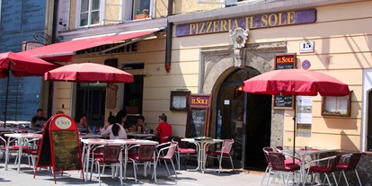 Essen-gehen - Sitzplätze im Freien - Wals - Restaurant Il Sole