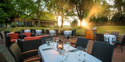 Essen-gehen - Ambiente: klassisch - Terrrasse - Restaurant "Schröders" im Kurhaus am Inselsee