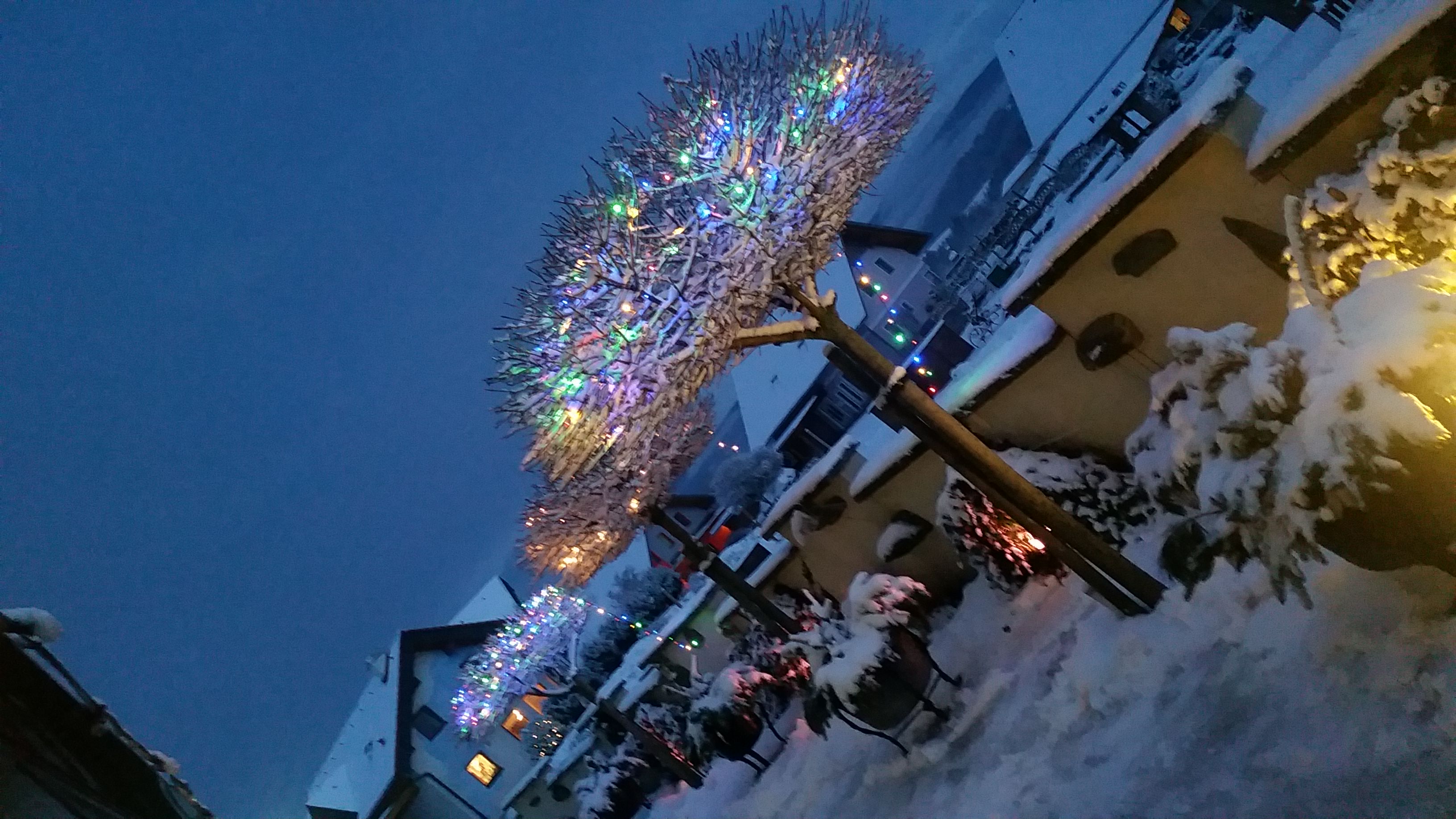 Restaurant: Terrasse im Winter - Knappenwirt