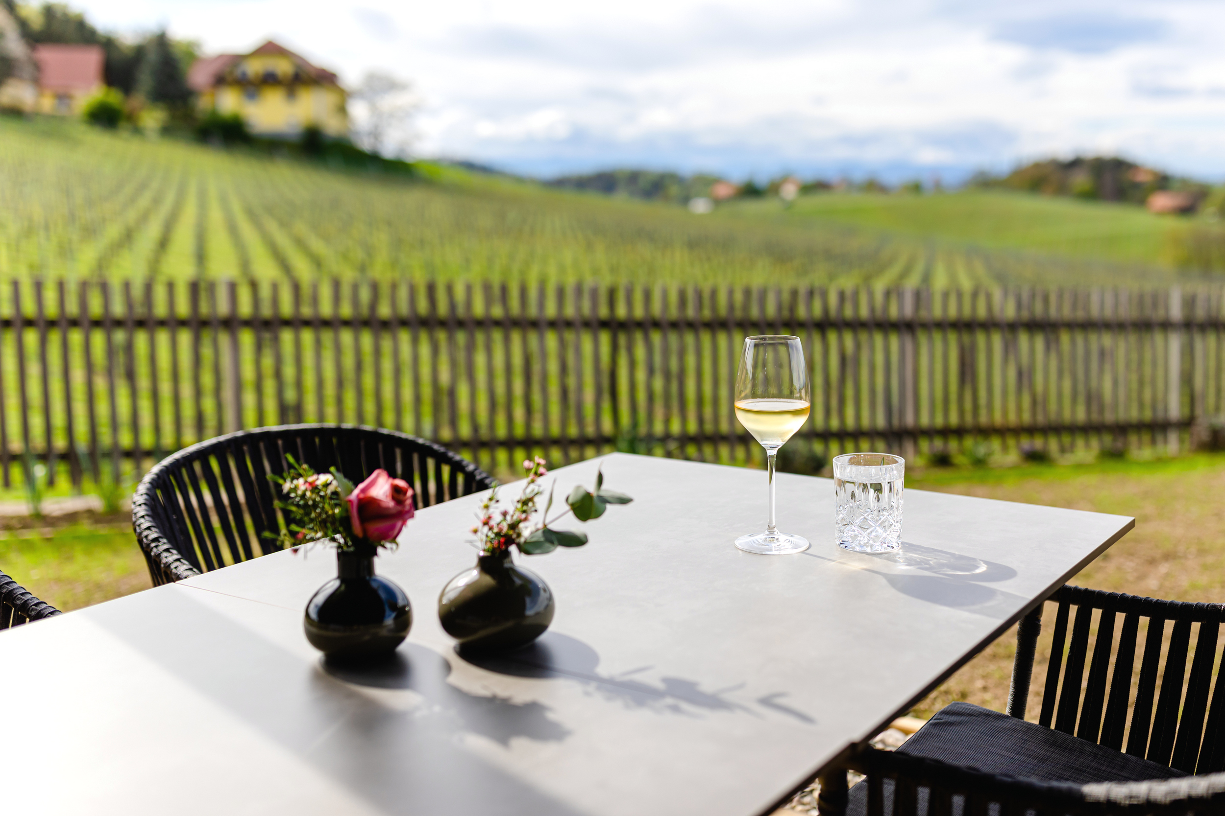 Restaurant: Mittagessen mit Ausblick in die Weingärten - Ratscher Landhaus Lounge