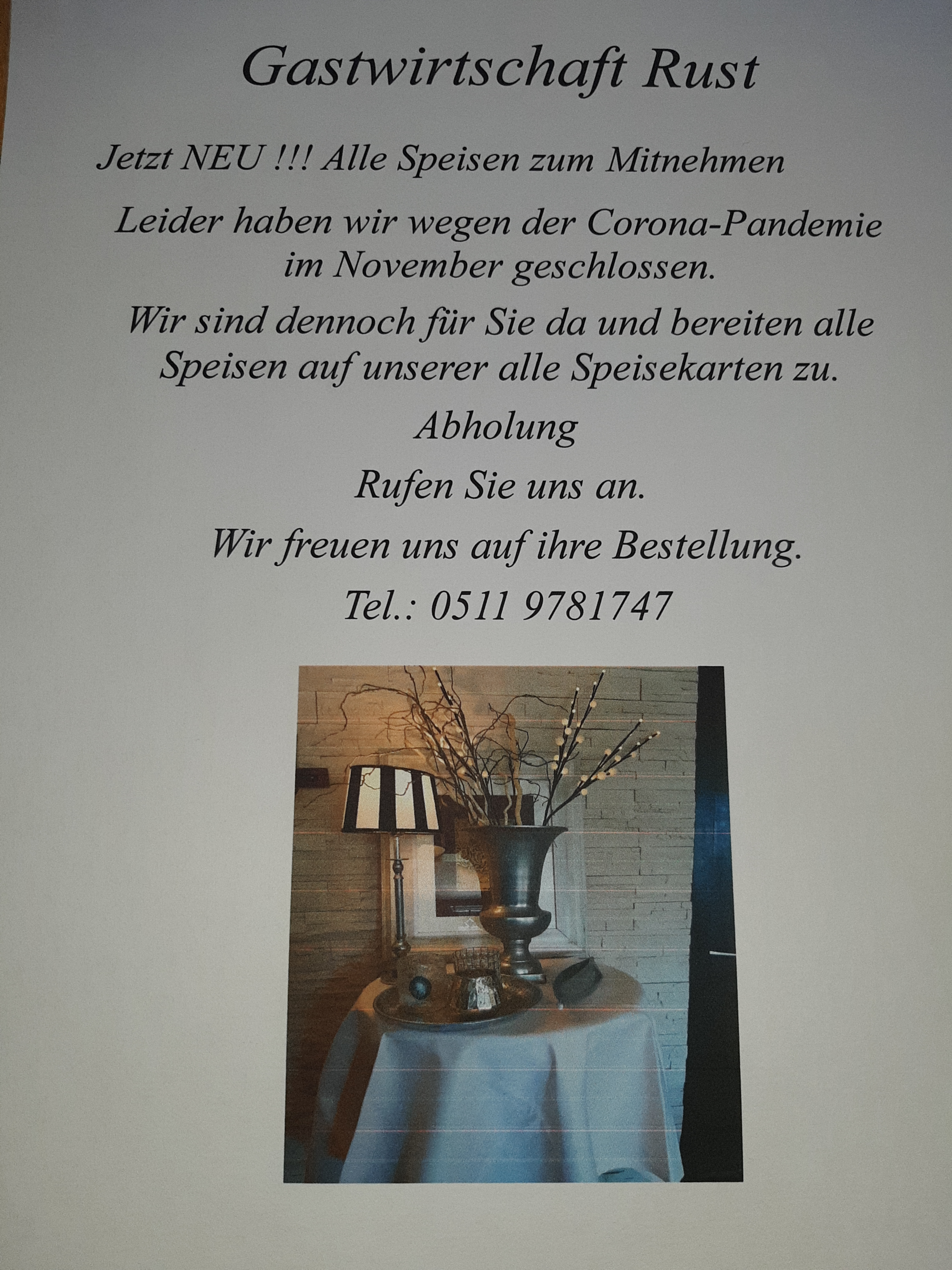 Essen-gehen - Gerichte: Curry - Gastwirtschaft Rust