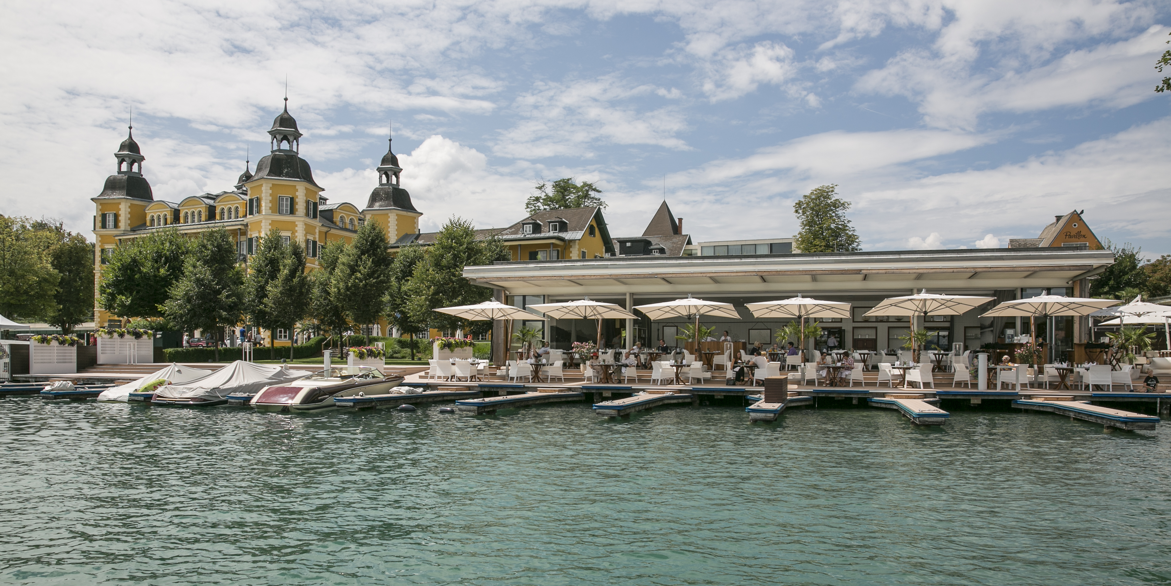 Essen-gehen - Steindorf am Ossiacher See - Seespitz im Falkensteiner Schlosshotel Velden