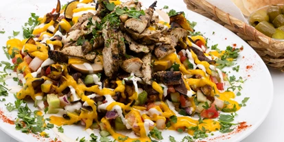 Essen-gehen - PLZ 14167 (Deutschland) - Sabich mit gegrilltem Hühnchen  - Restaurant Feinberg's