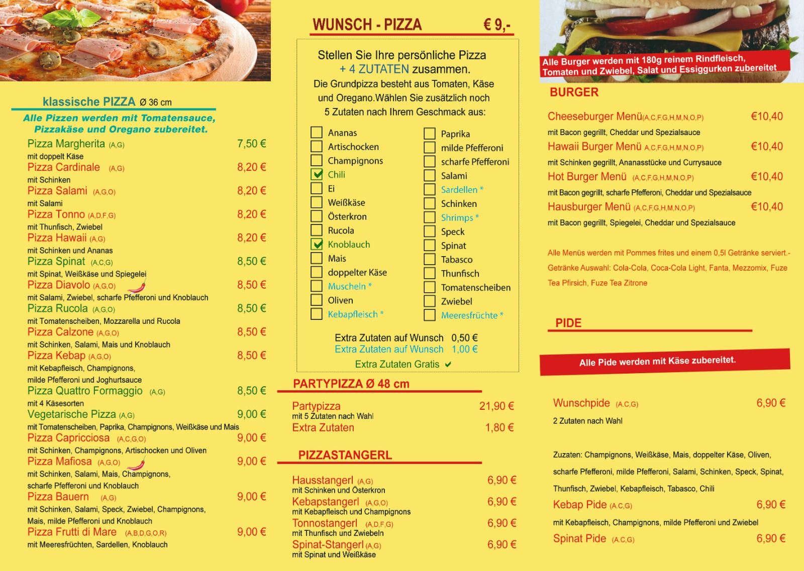 Essen-gehen - Oberösterreich - Pizza Time 