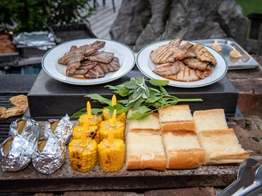 Restaurant: Grillen im Mühlpointhof - Mühlpointhof   Familien- Vitalhotel