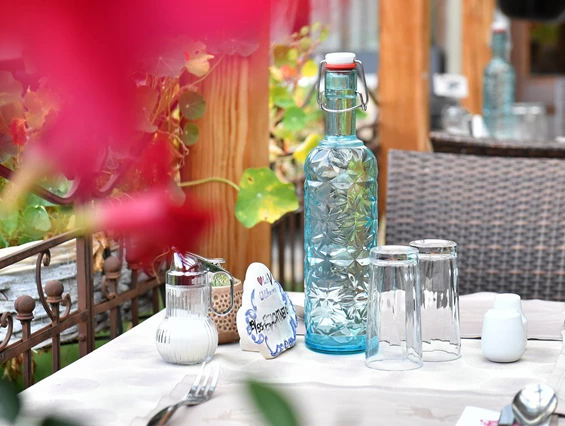 Restaurant: Gastgarten - Mühlpointhof   Familien- Vitalhotel