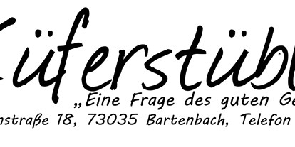 Essen-gehen - Sitzplätze im Freien - Eschenbach - Küferstüble Bartenbach