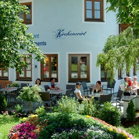 Restaurant: Kirchenwirt Russbach Terrasse - Hotel - Restaurant Kirchenwirt Rußbach