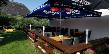 Essen-gehen - PLZ 18356 (Deutschland) - Sonnenterrasse  - Restaurant und Café Beckers Boddenstuf