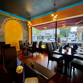 Restaurant: Blick zur Terasse - Arabesque auf der Rü