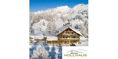 Essen-gehen - Art der Küche: österreichisch - Ausseerland - Salzkammergut - Das Hollhaus ist die älteste Schutzhütte der Tauplitzalm. - ÖAV Berggasthof Hollhaus
