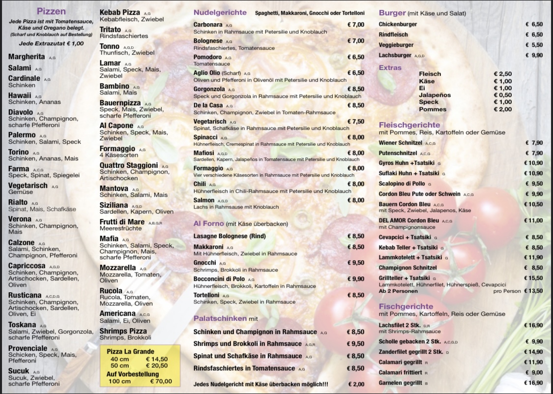 Restaurant: Pizzeria Dell‘Amor