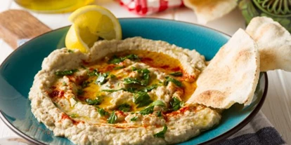 Essen-gehen - rollstuhlgerecht - Salzburg-Stadt Liefering - Baba Ghanoush  - Levantine taste