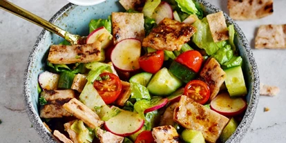 Essen-gehen - rollstuhlgerecht - Salzburg-Stadt Liefering - Fattoush - Levantinischer Salat - Levantine taste