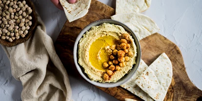 Essen-gehen - rollstuhlgerecht - Salzburg-Stadt Liefering - Hummus - Levantine taste