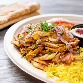 Restaurant: Shawarma Classic mit Reis - Levantine taste