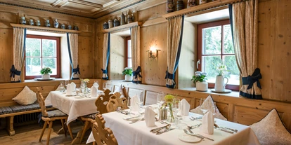 Essen-gehen - rollstuhlgerecht - Oberbayern - Begeisterung schmecken im Hotel Klosterhof Bayerisch Gmain | Restaurant im Klosterhof - Alpine Hideaway & Spa - Restaurant GenussArt im Hotel Klosterhof