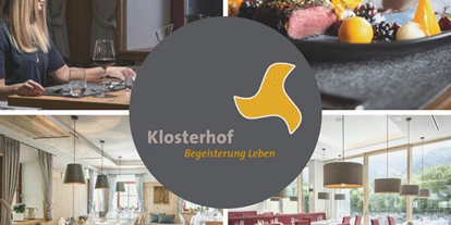Essen-gehen - rollstuhlgerecht - Oberbayern - Begeisterung schmecken im Hotel Klosterhof Bayerisch Gmain | Restaurant  im Klosterhof - Alpine Hideaway & Spa - Restaurant GenussArt im Hotel Klosterhof
