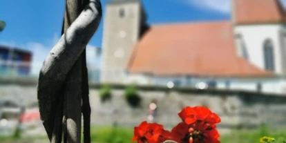 Essen-gehen - Mostviertel - Aussicht vom Schanigarten - OSTWIND im Gasthaus Mentil