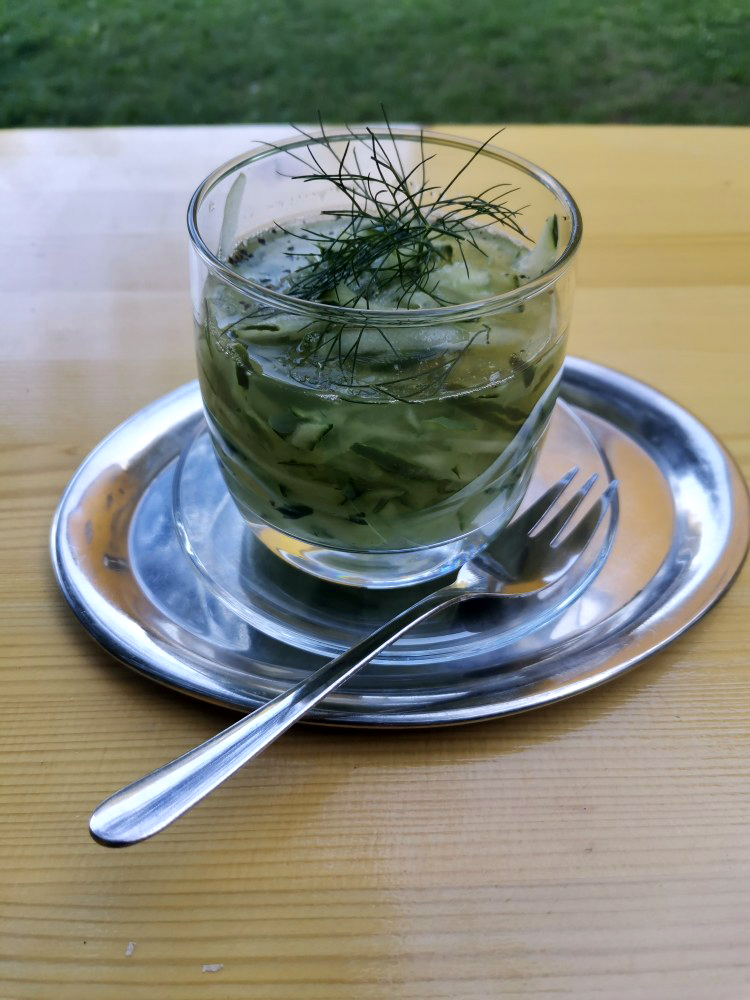 Restaurant: tschechischer Gurkensalat - Villa Weidig CaféBar 