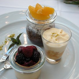 Restaurant: Dessertvariationen  - Restaurants "Libelle" & "blaue Ente" im Waldhotel Schäferberg