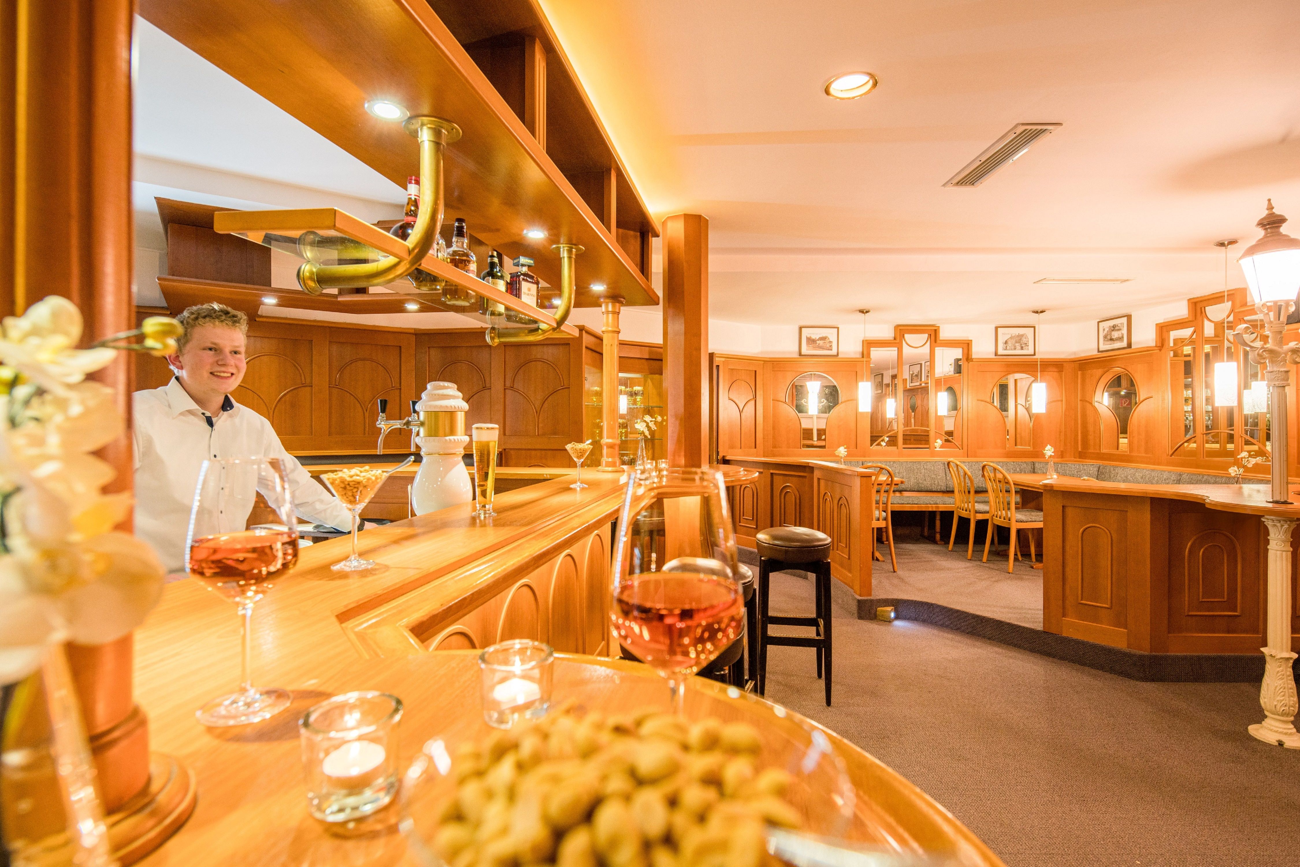 Restaurant: Bar...für einen gemütlichen Ausklang vom Tag - Restaurants "Libelle" & "blaue Ente" im Waldhotel Schäferberg