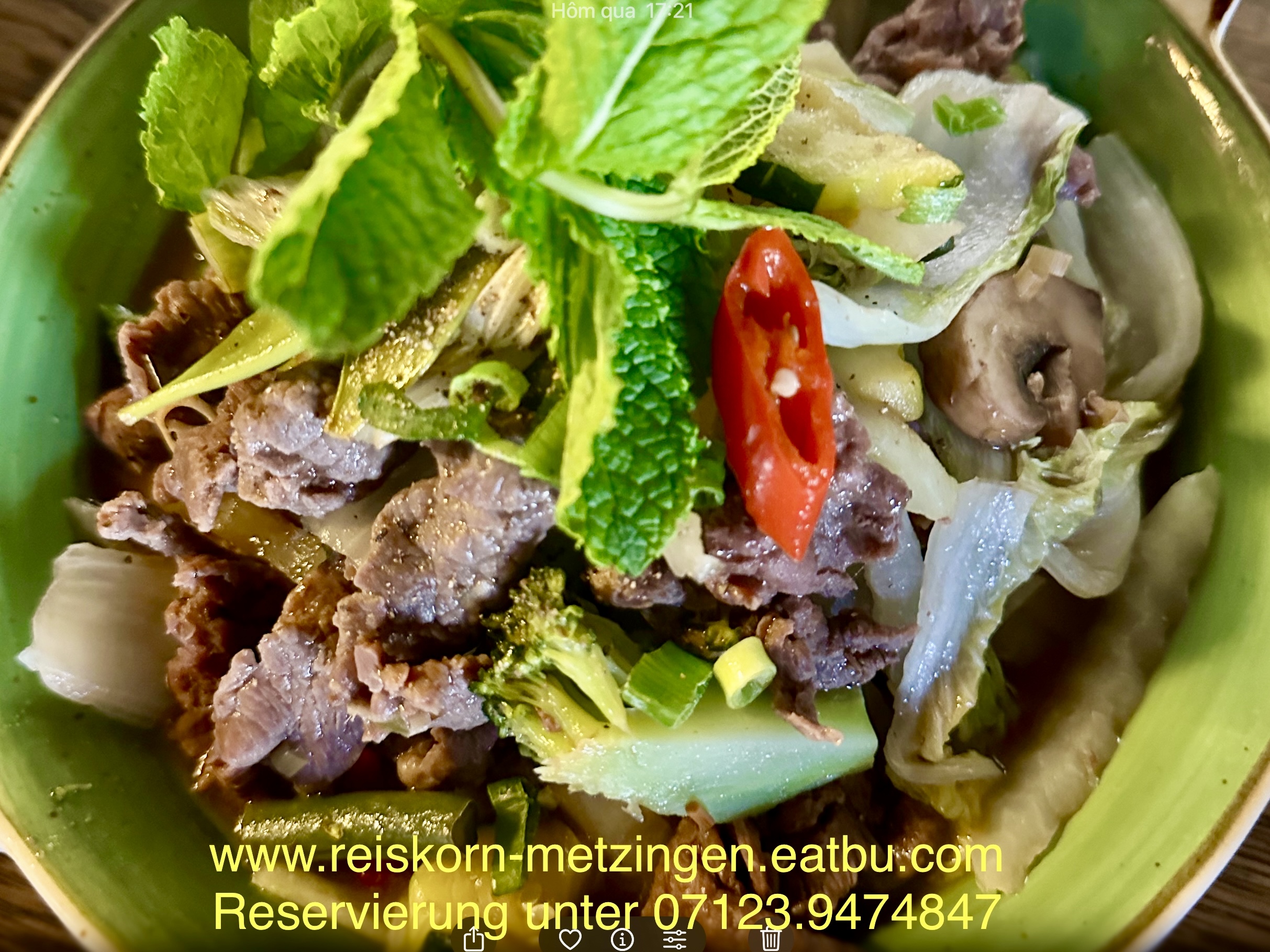 Restaurant: Vietnamesische Restaurant REISKORN Metzingen