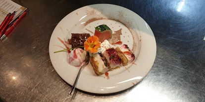 Essen-gehen - Ambiente: klassisch - Tagesnachspeise - Gasthof Mühle / Natur- & Wanderhotel